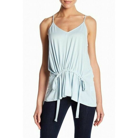 Lush Tops - LUSH V-Neck Drawstring-Waist Cami Top